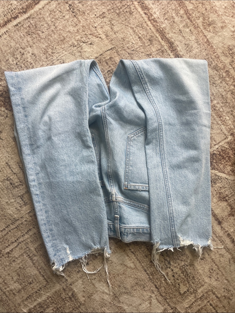 AGOLDE Light Blue skinny straight stretchy Button-Fly Jeans 27 - Picture 5 of 6